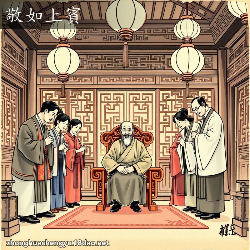 敬如上賓 配图