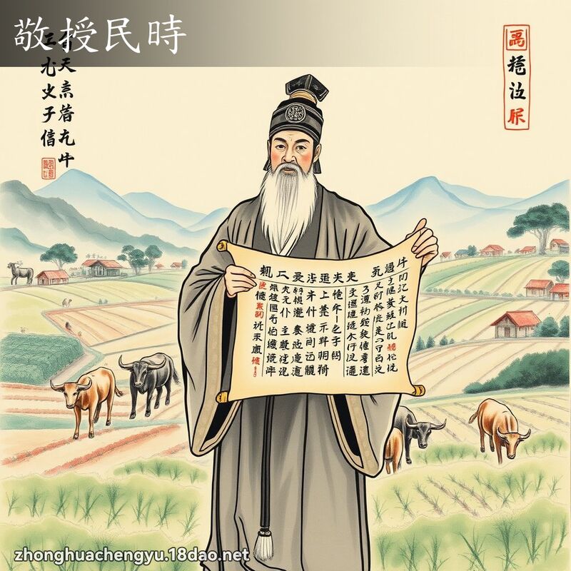 敬授民時 配图