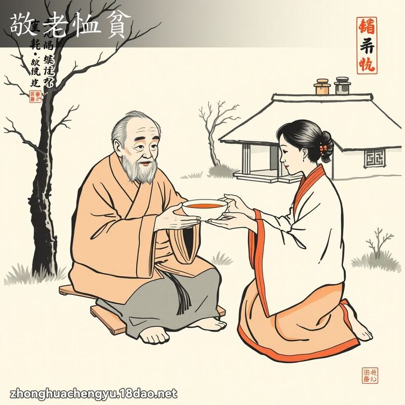 敬老恤貧 配图