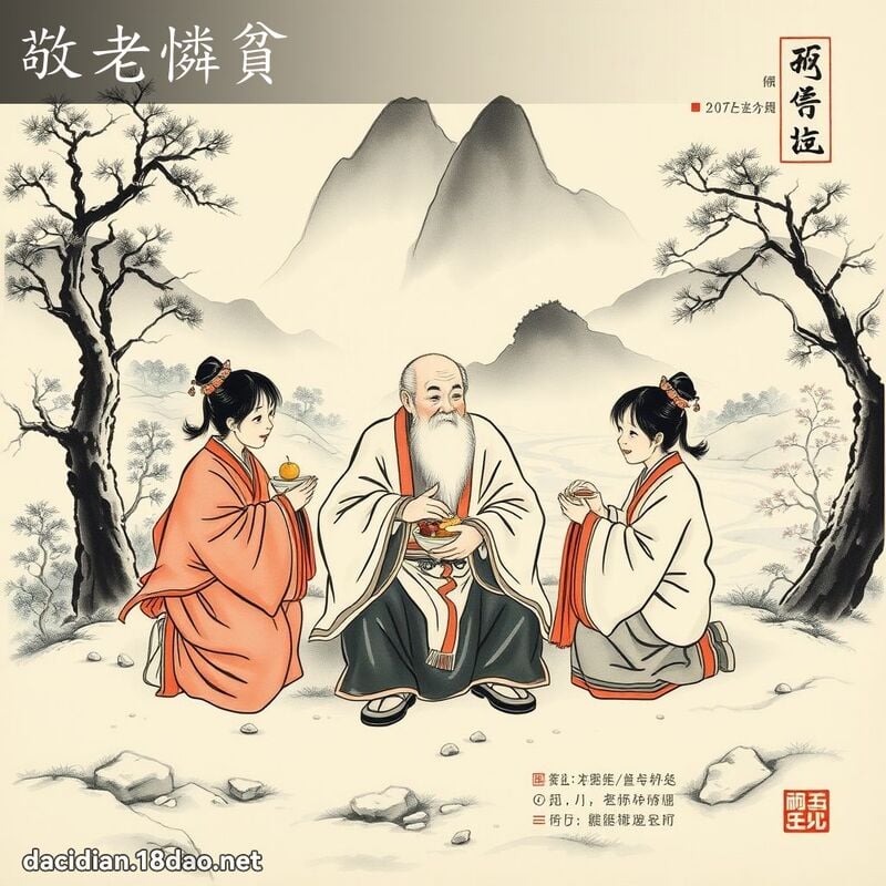 敬老憐貧 配图