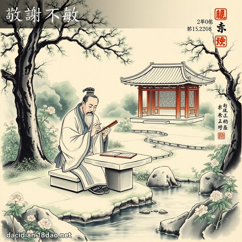 敬謝不敏 配图