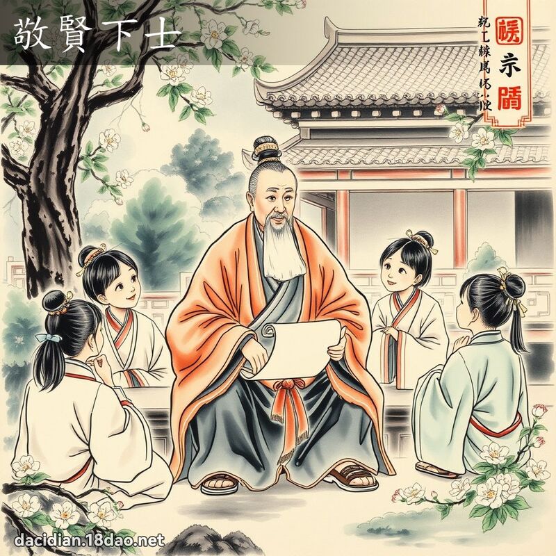 敬賢下士 配图