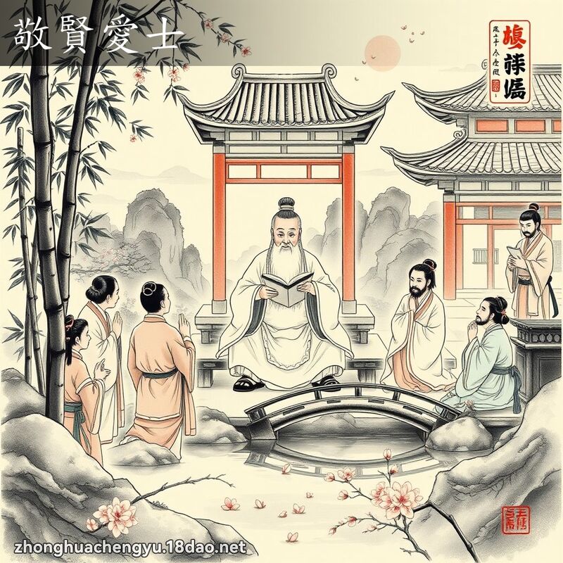 敬賢愛士 配图