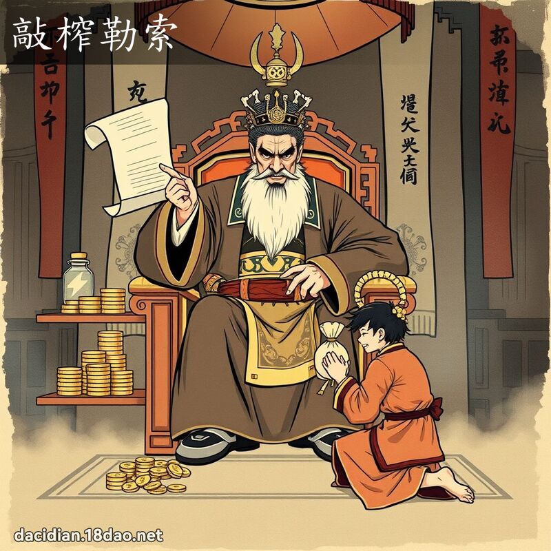 敲榨勒索 配图
