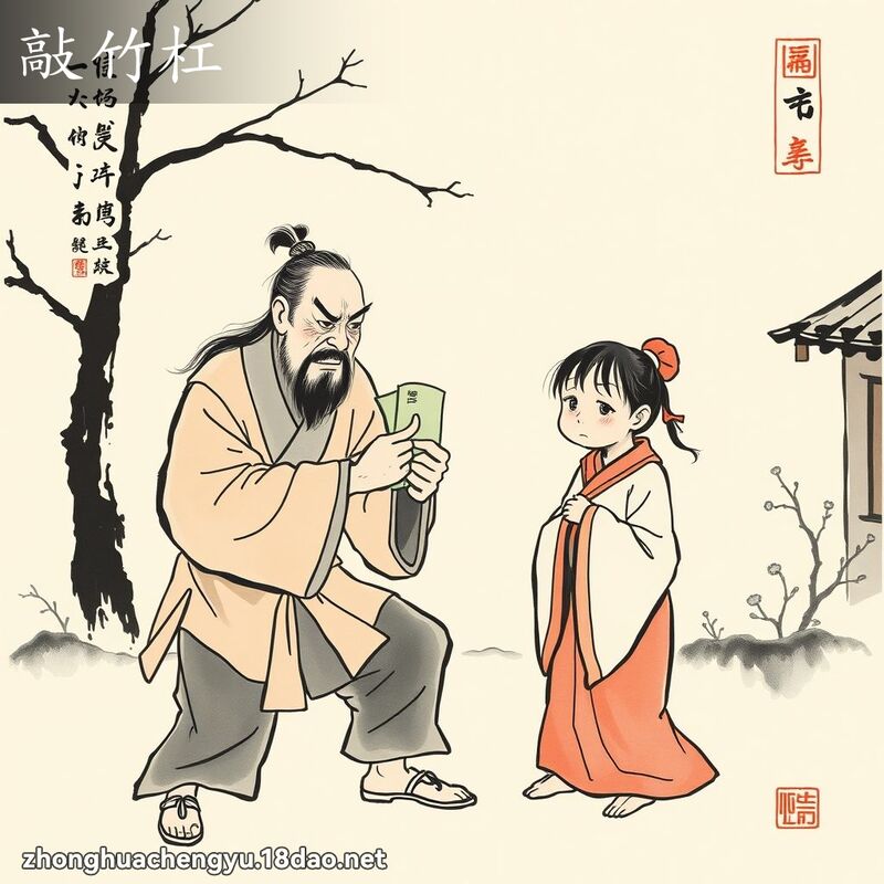 敲竹杠 配图