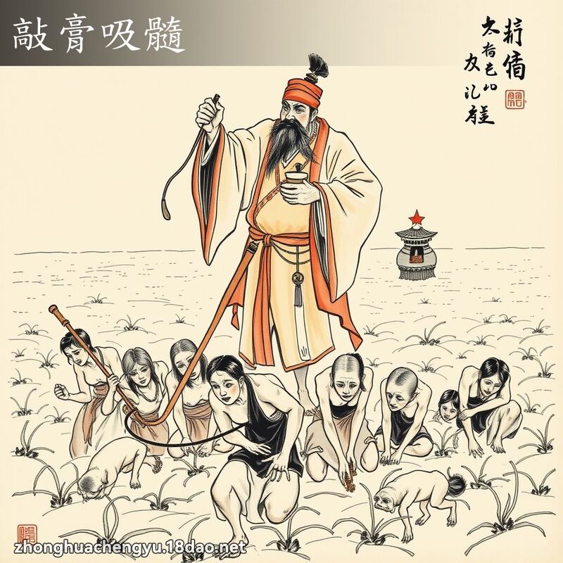 敲膏吸髓 配图