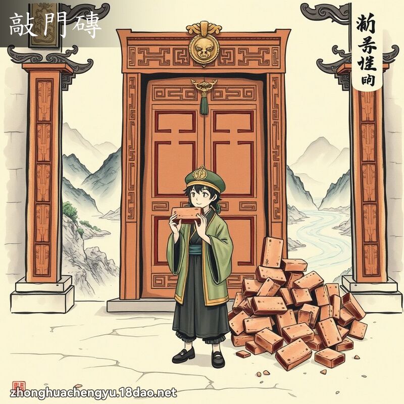 敲門磚 配图