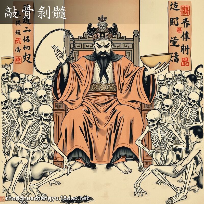 敲骨剝髓 配图