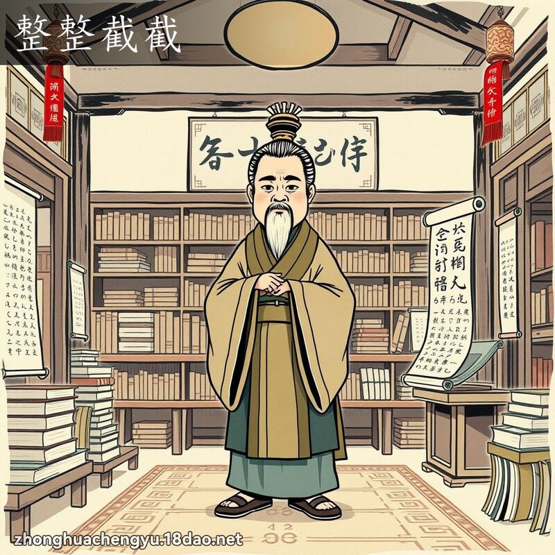 整整截截 配图