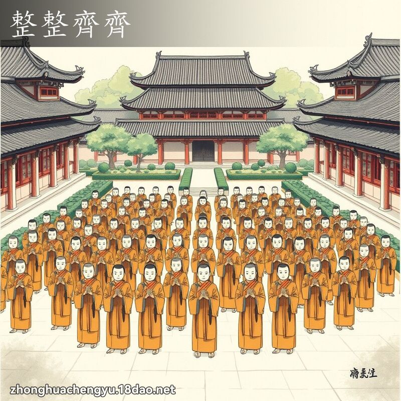 整整齊齊 配图