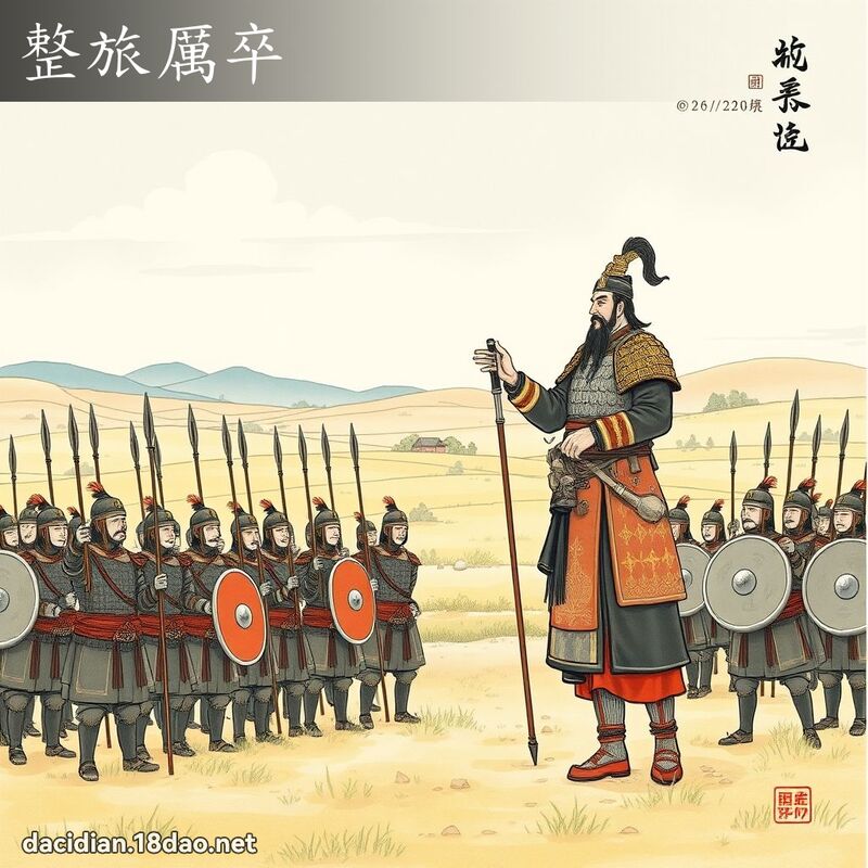 整旅厲卒 配图