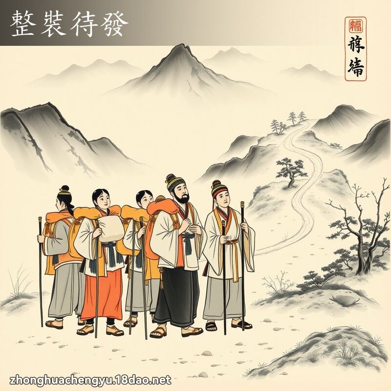 整裝待發 配图
