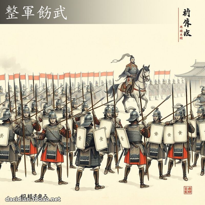 整軍飭武 配图