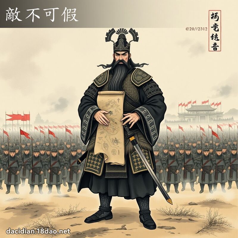 敵不可假 配图