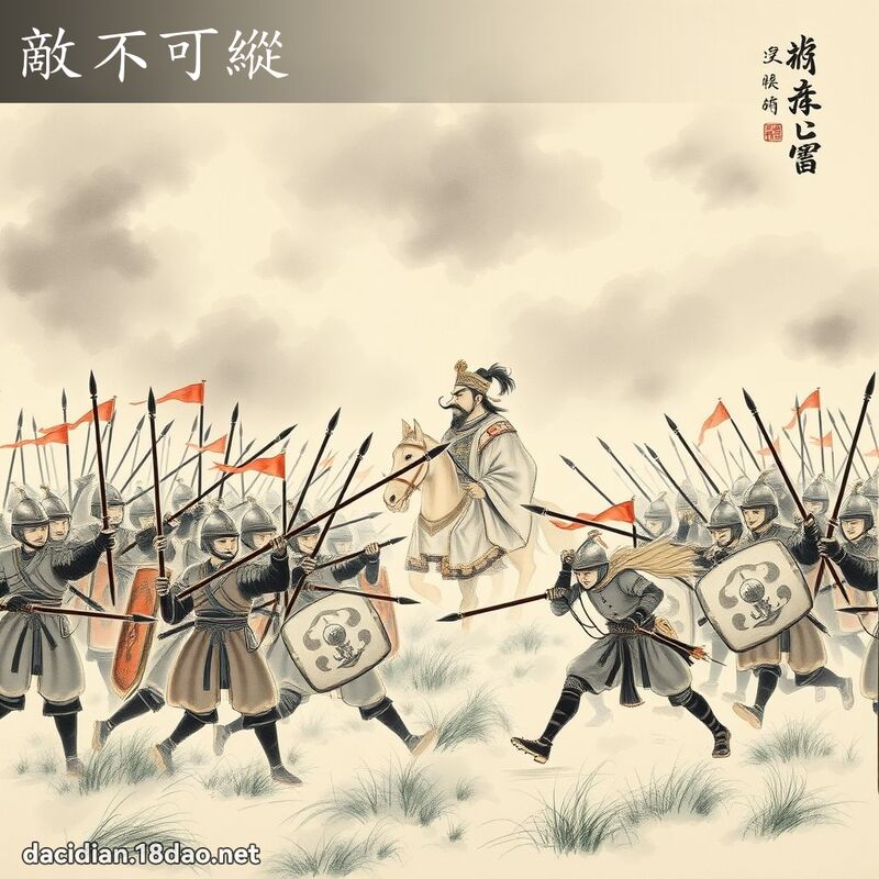 敵不可縱 配图