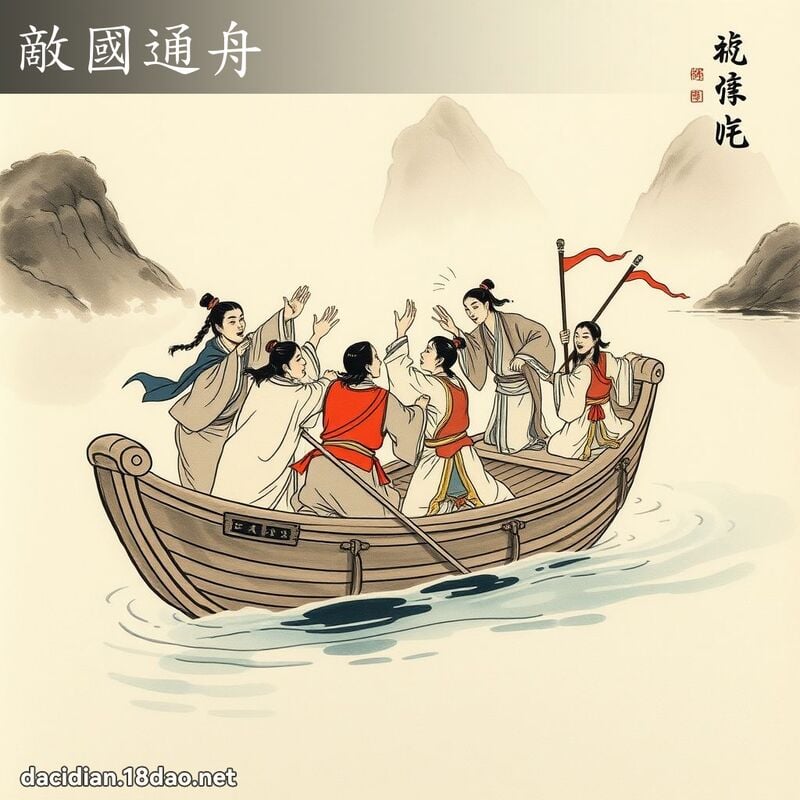 敵國通舟 配图
