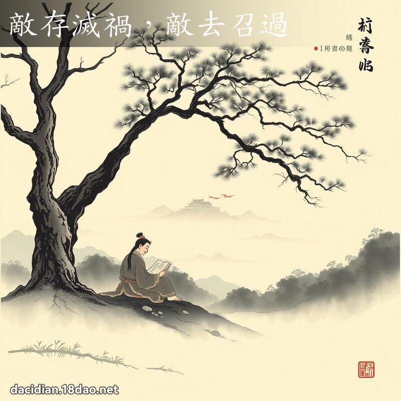 敵存滅禍,敵去召過 配图