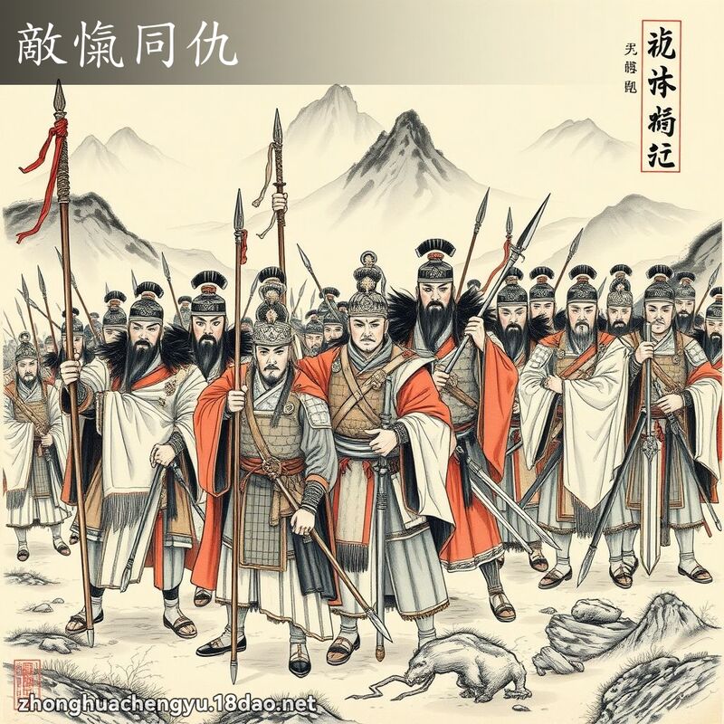 敵愾同仇 配图
