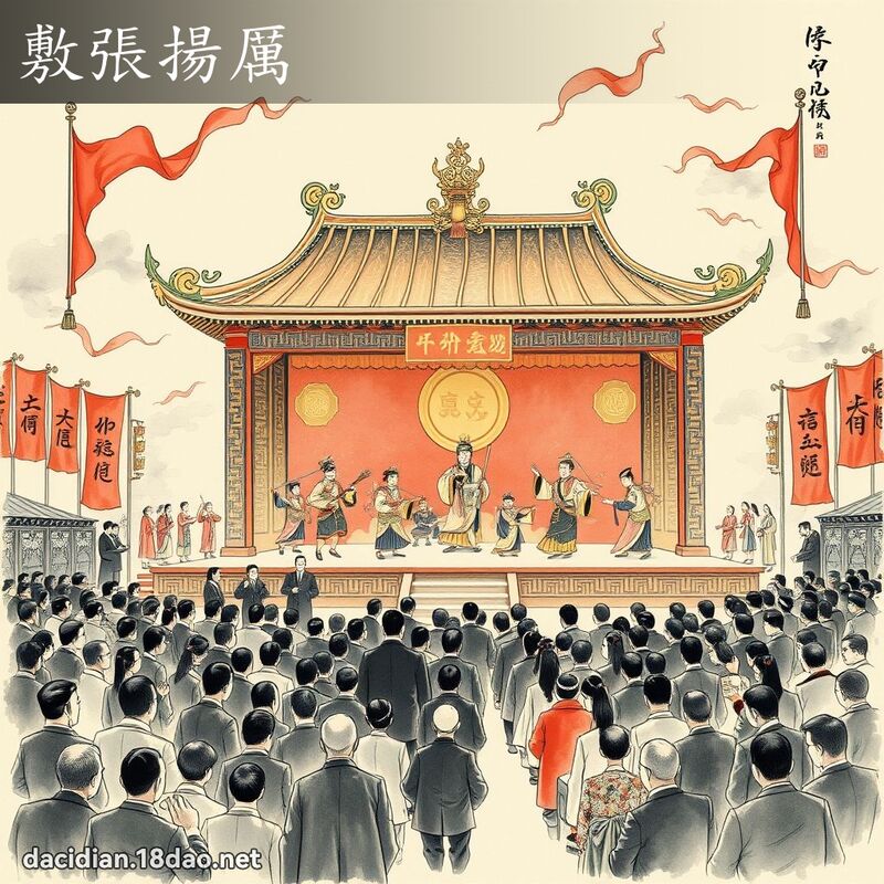 敷張揚厲 配图
