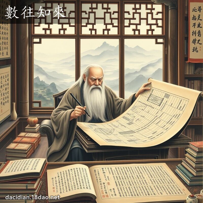 數往知來 配图