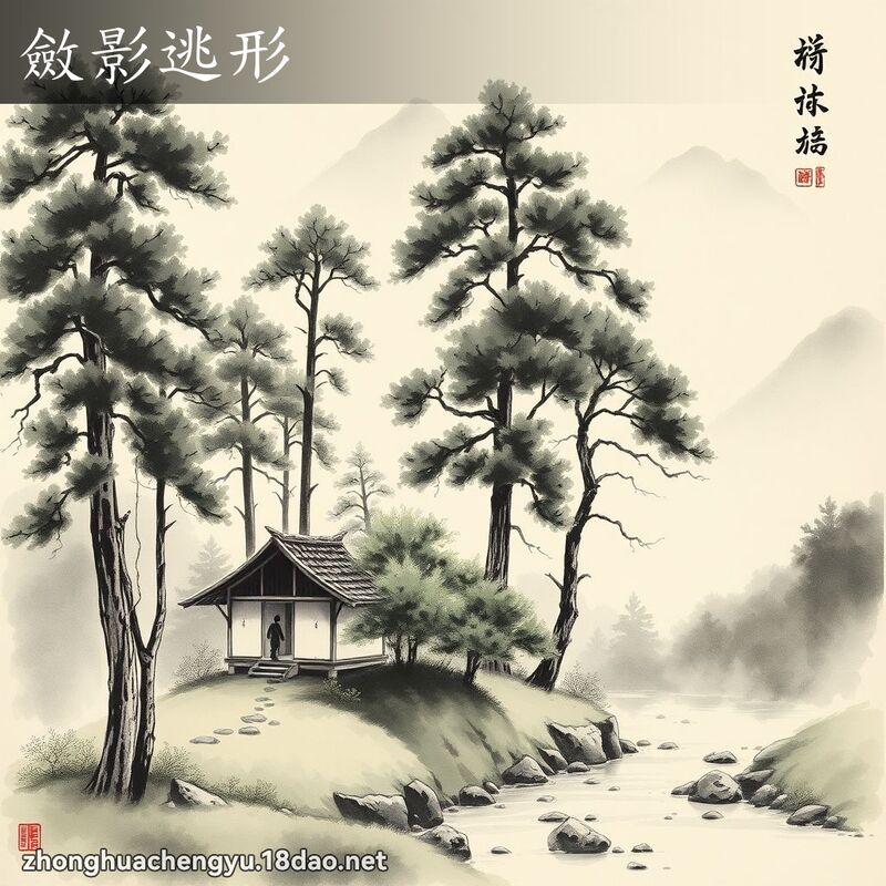 斂影逃形 配图