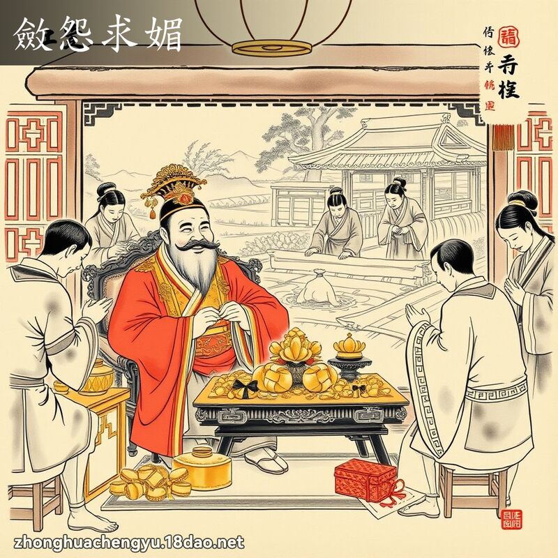 敛怨求媚 配图