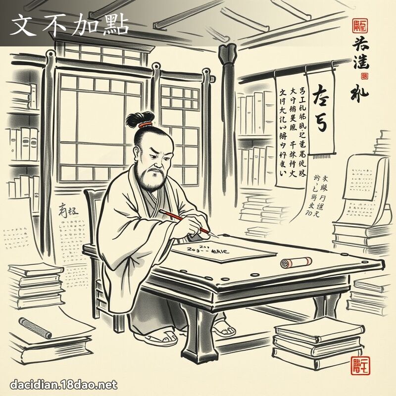 文不加点 配图