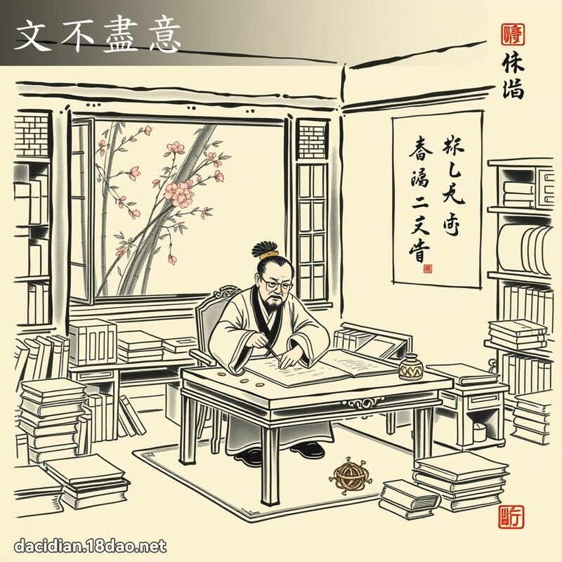 文不尽意 配图