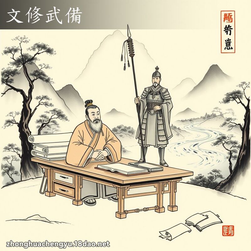 文修武备 配图