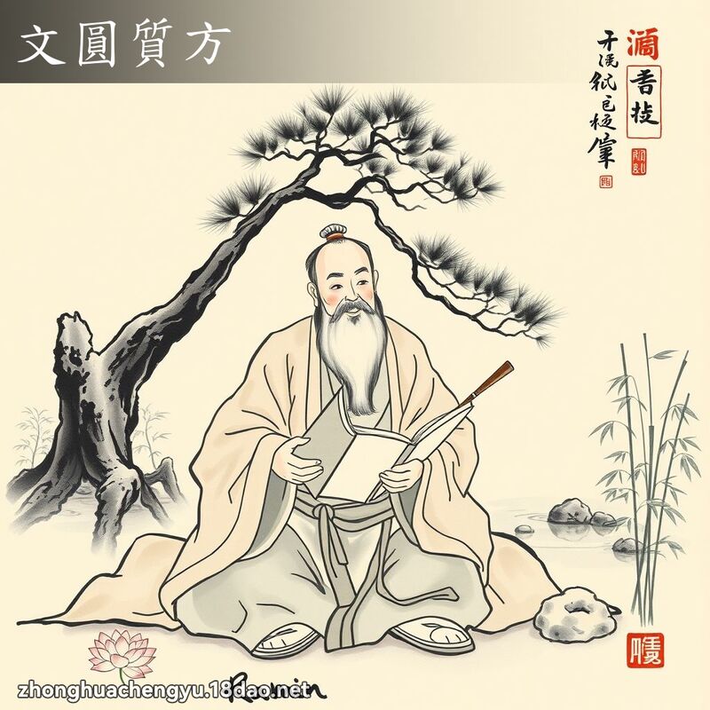 文圆质方 配图