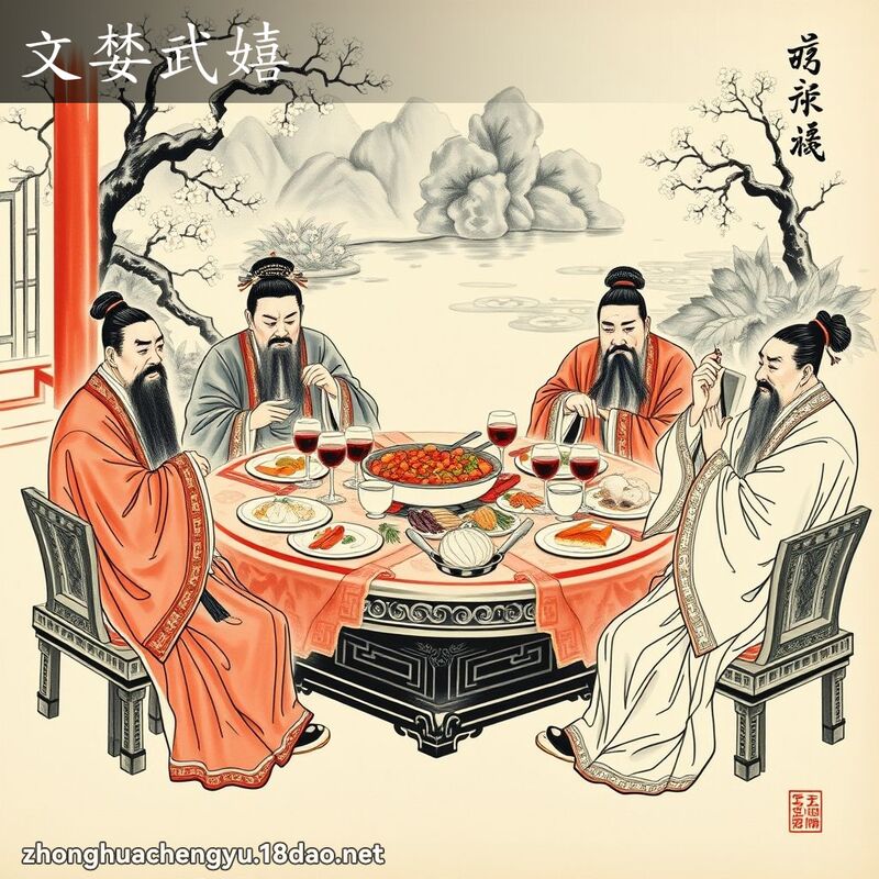 文婪武嬉 配图