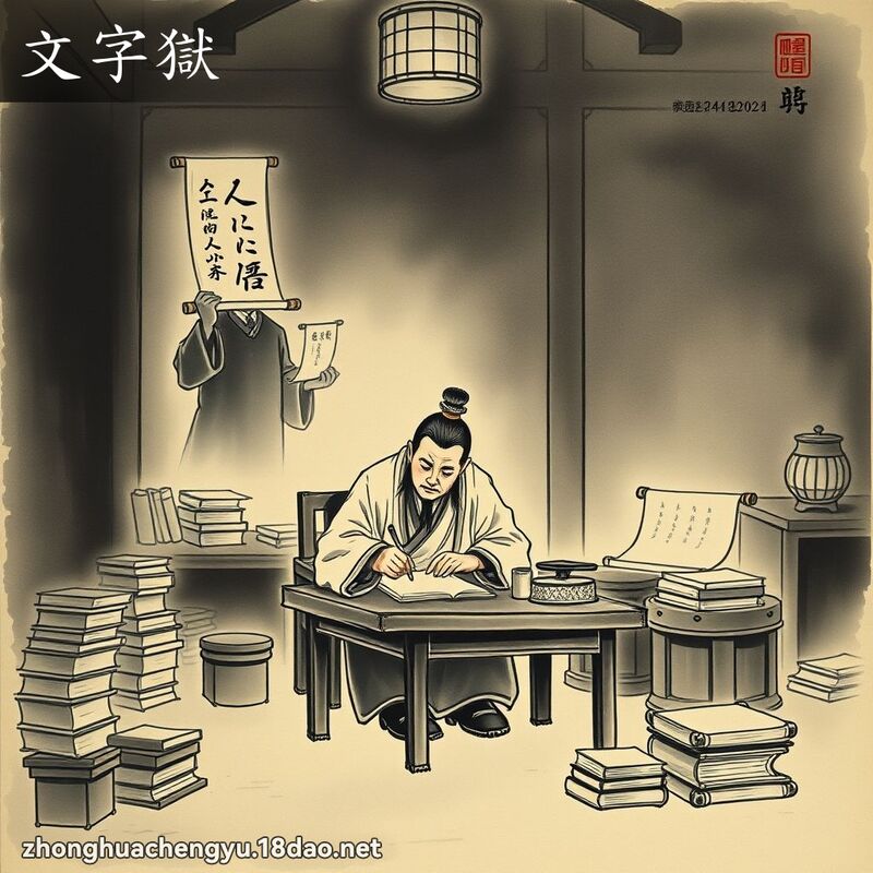 文字狱 配图