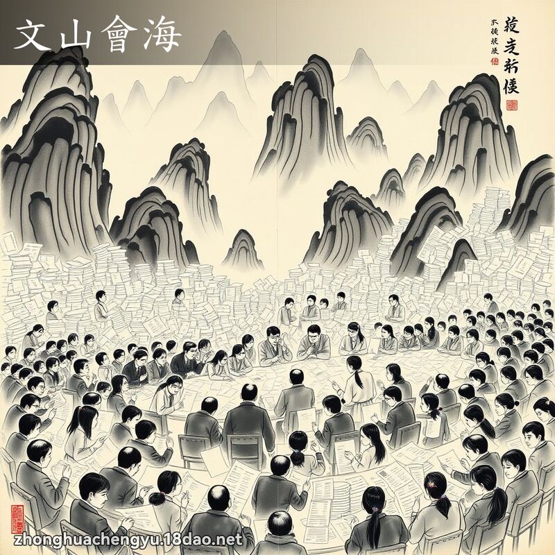 文山会海 配图