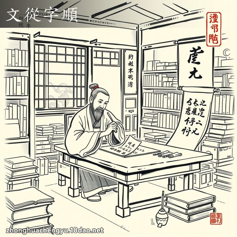 文从字顺 配图
