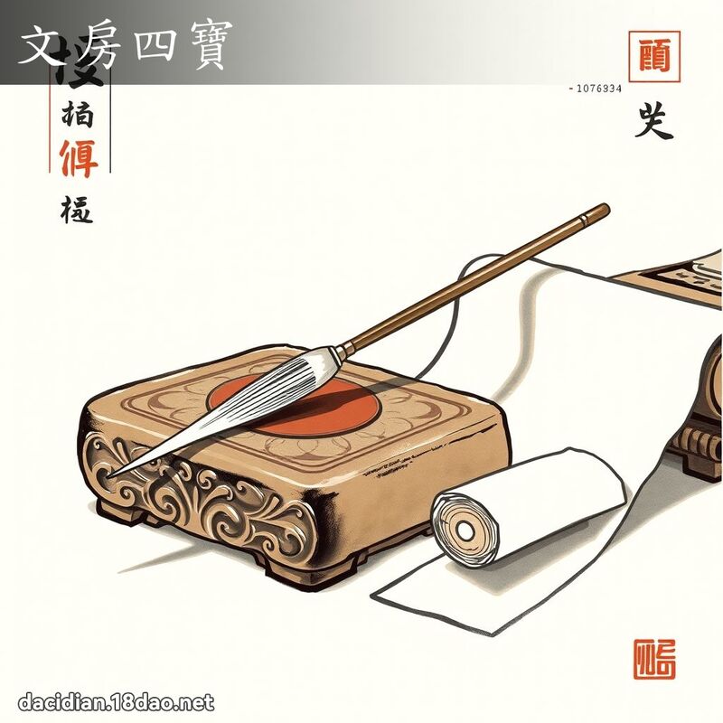 文房四宝 配图