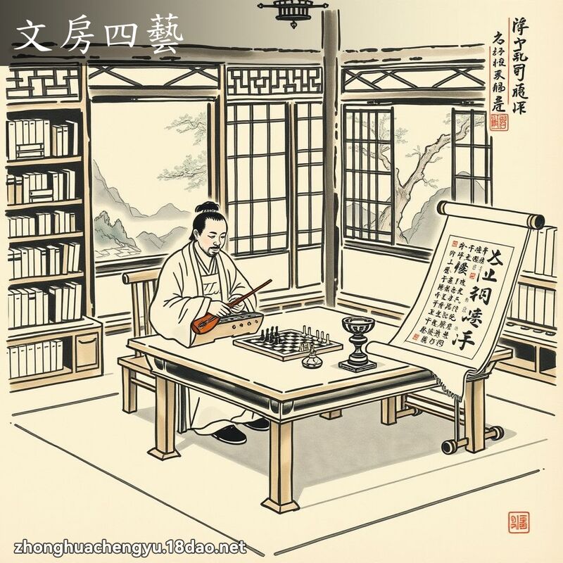 文房四艺 配图