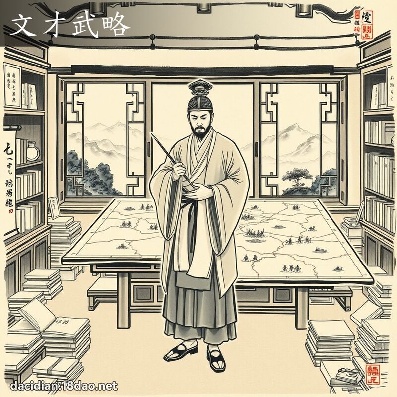 文才武略 配图