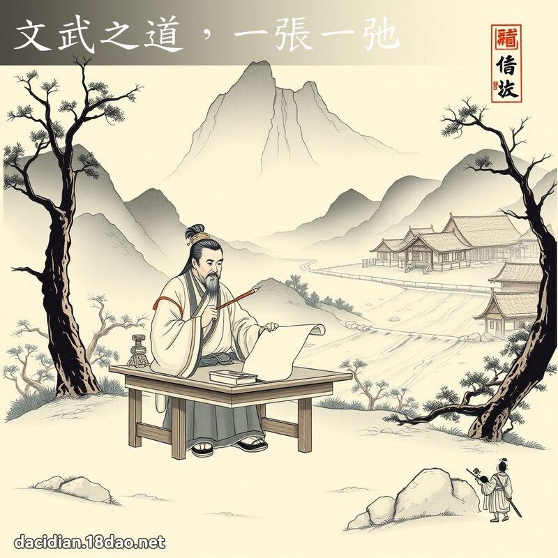 文武之道,一张一弛 配图