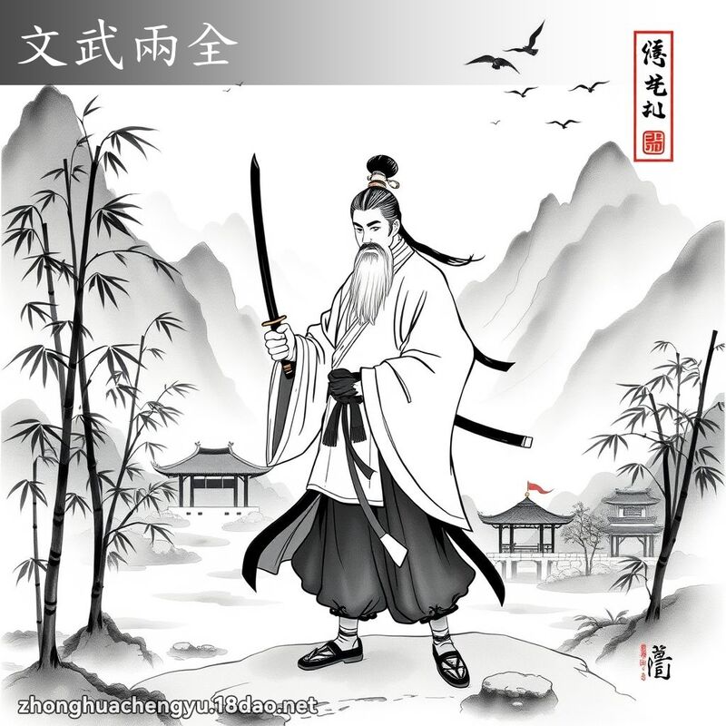 文武两全 配图