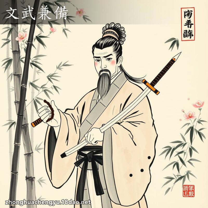 文武兼备 配图