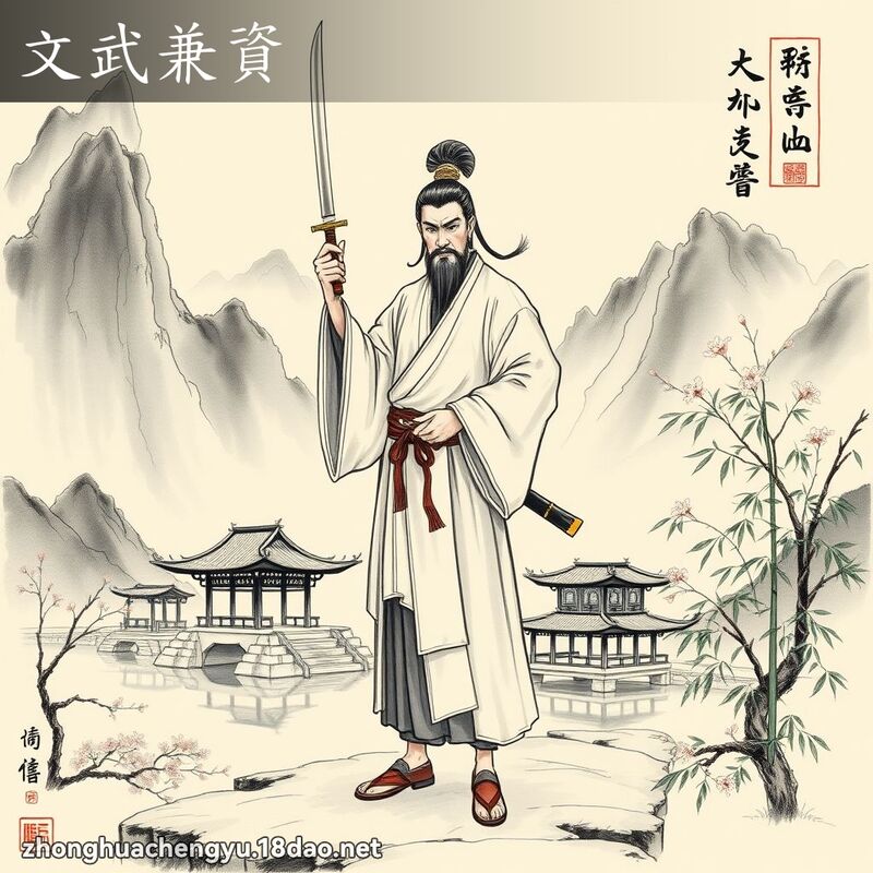 文武兼资 配图