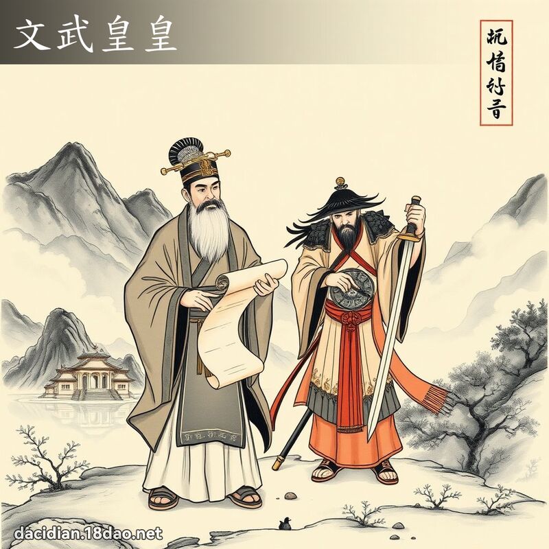 文武皇皇 配图