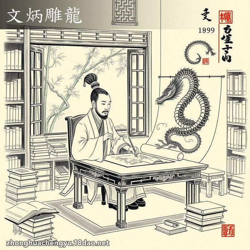 文炳雕龙 配图
