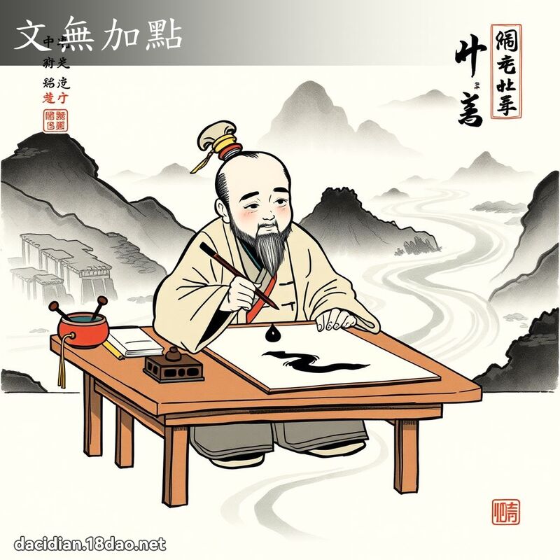 文无加点 配图