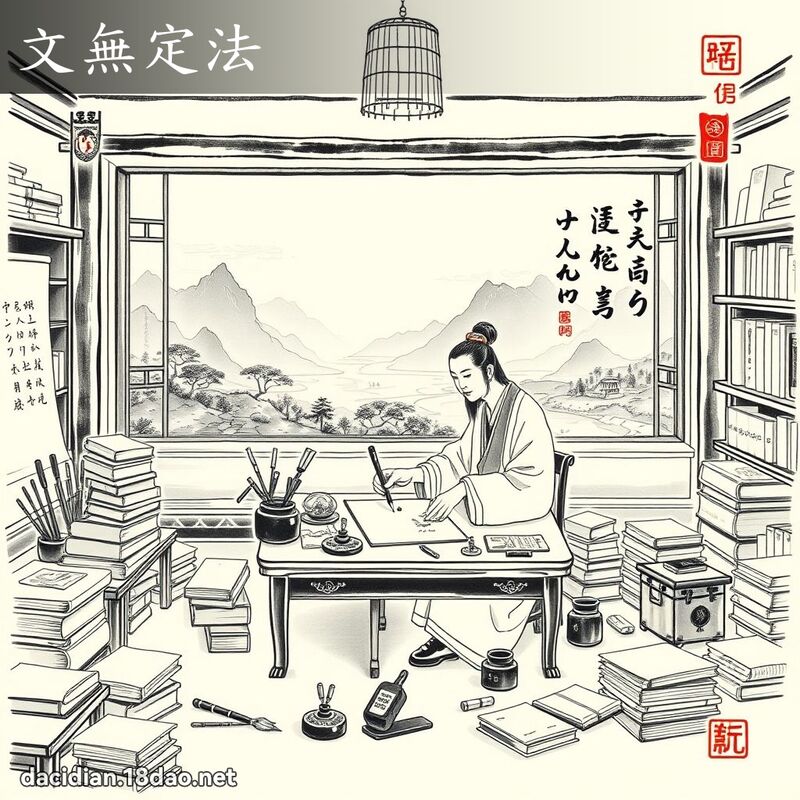 文无定法 配图