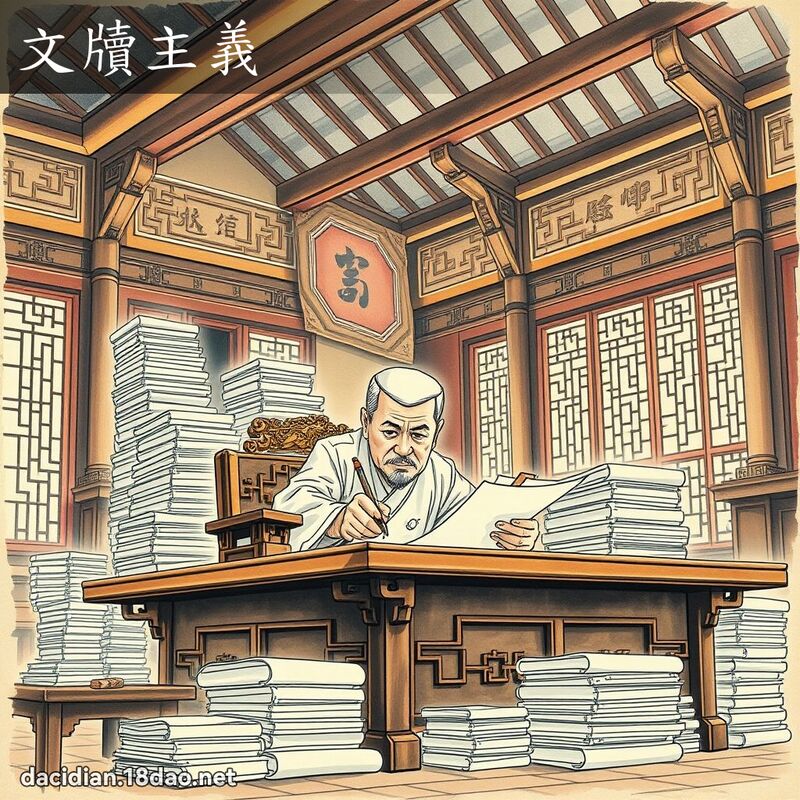 文牘主义 配图