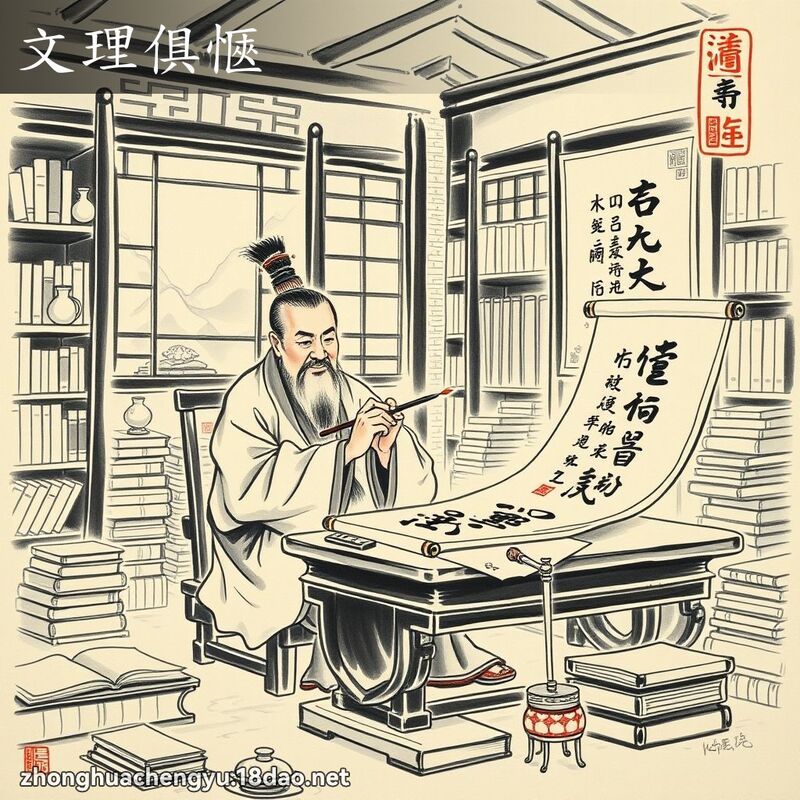 文理俱愜 配图