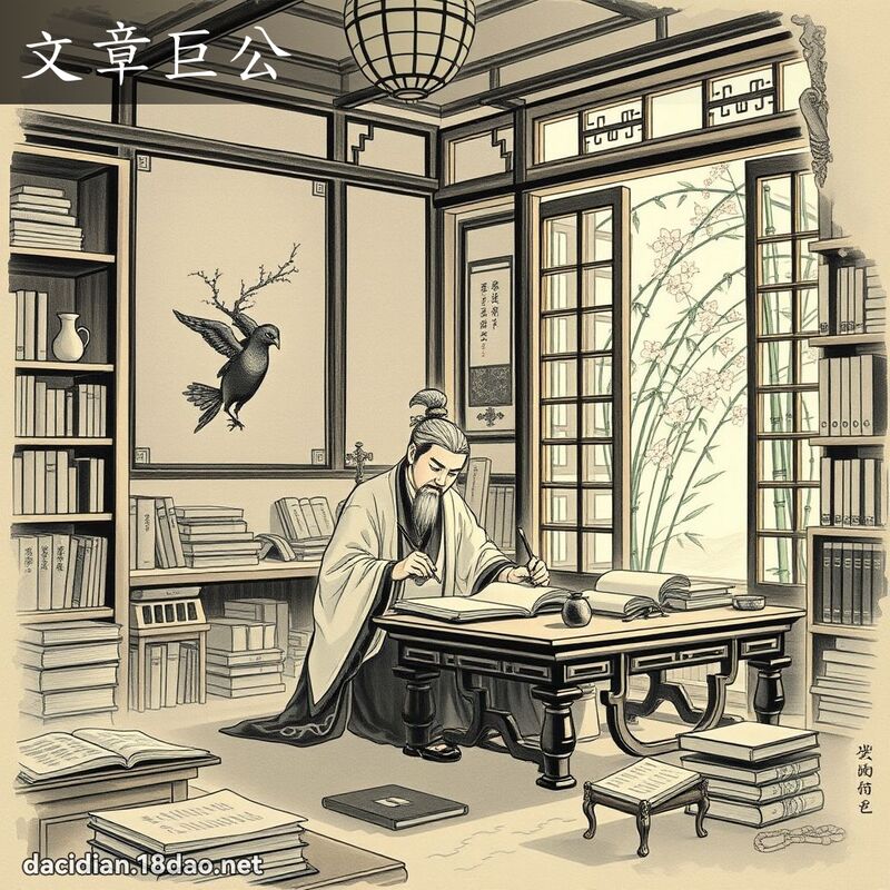 文章巨公 配图