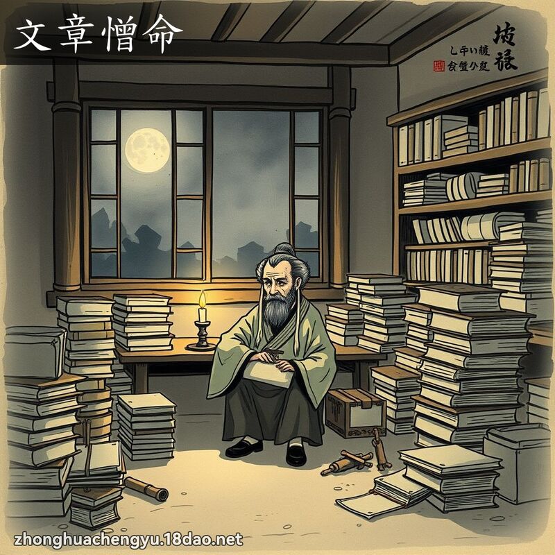 文章憎命 配图