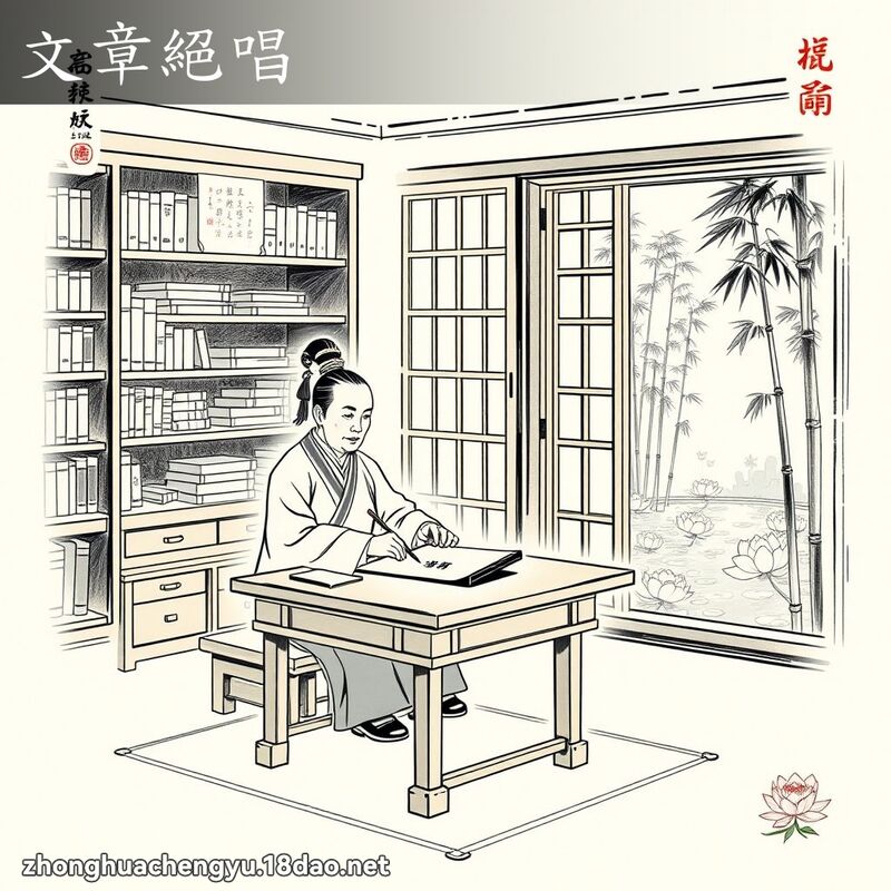 文章絕唱 配图
